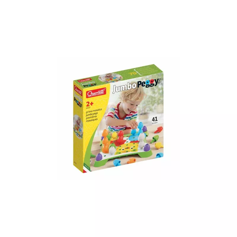 Quercetti Jumbo Peggy Peg Game for Toddlers
