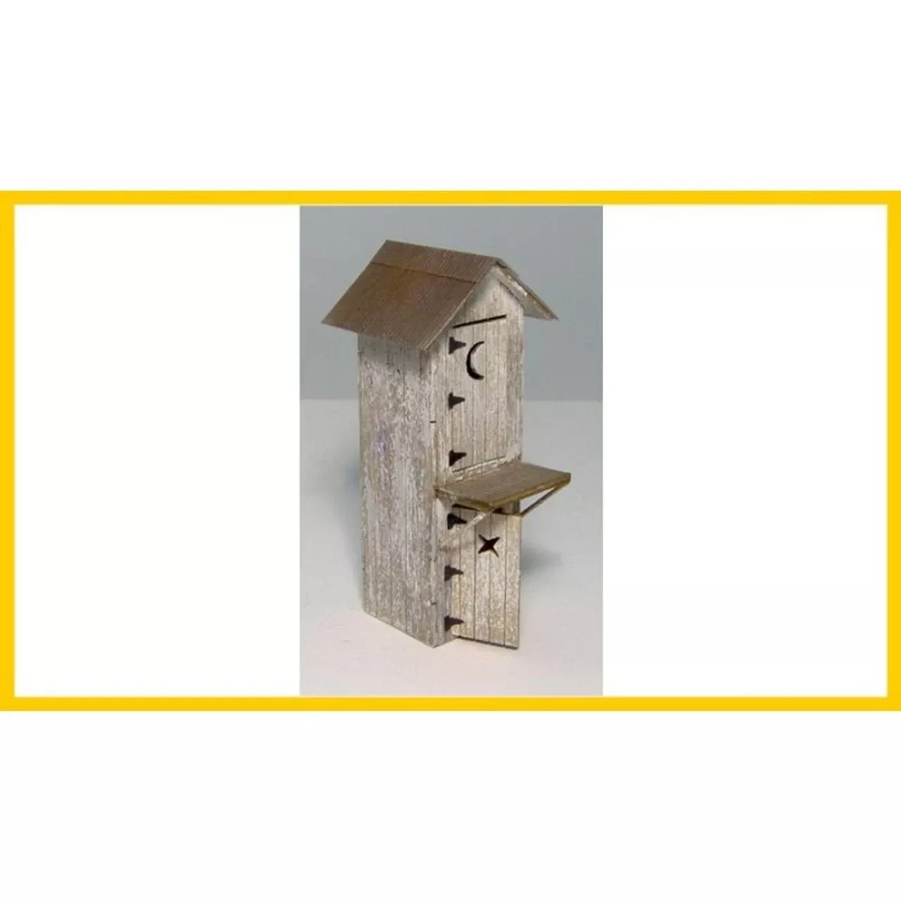 RS Laser 2007 – Split Level Outhouse – HO Scale Kit