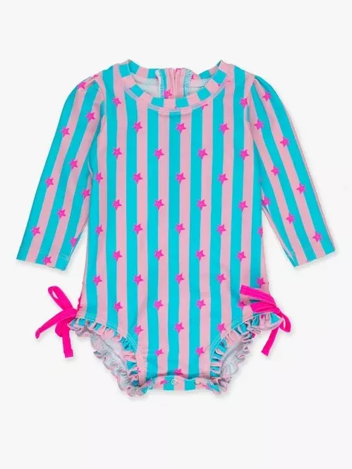 Rufflebutts Neon Star Long Sleve 1pc