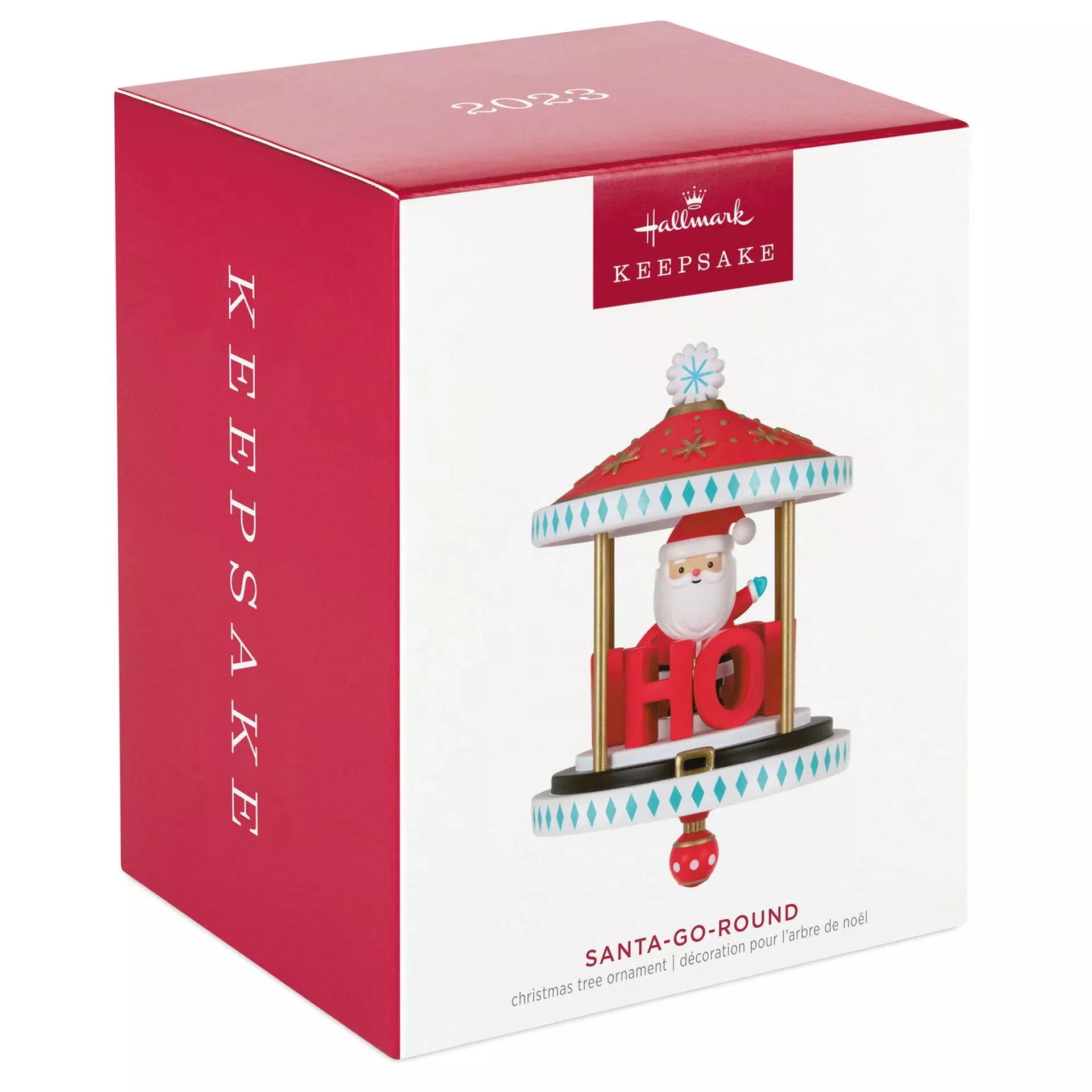 Santa-Go-Round Ornament