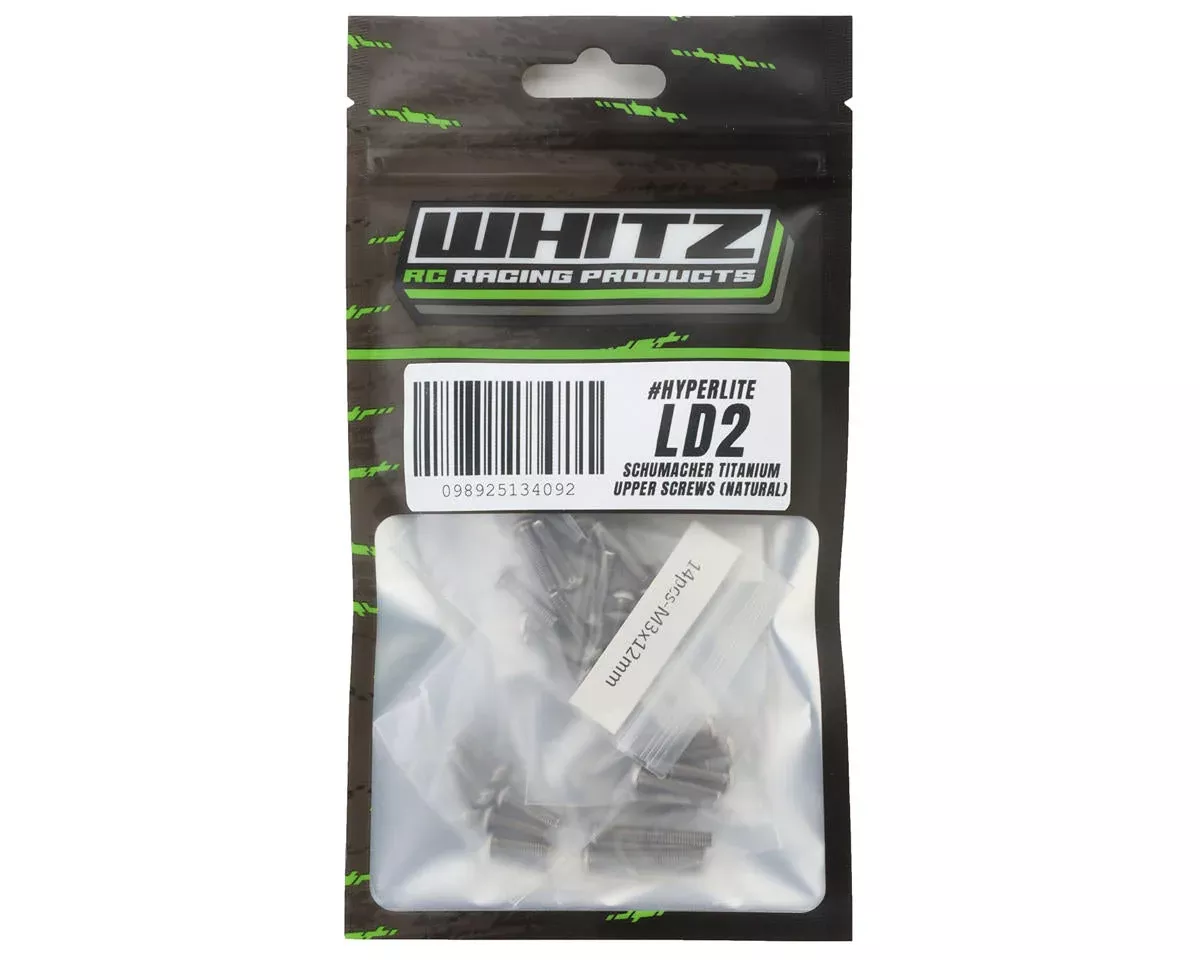 Schumacher Cougar LD2 - HyperLite 2.5MM Titanium Upper Screw Kit