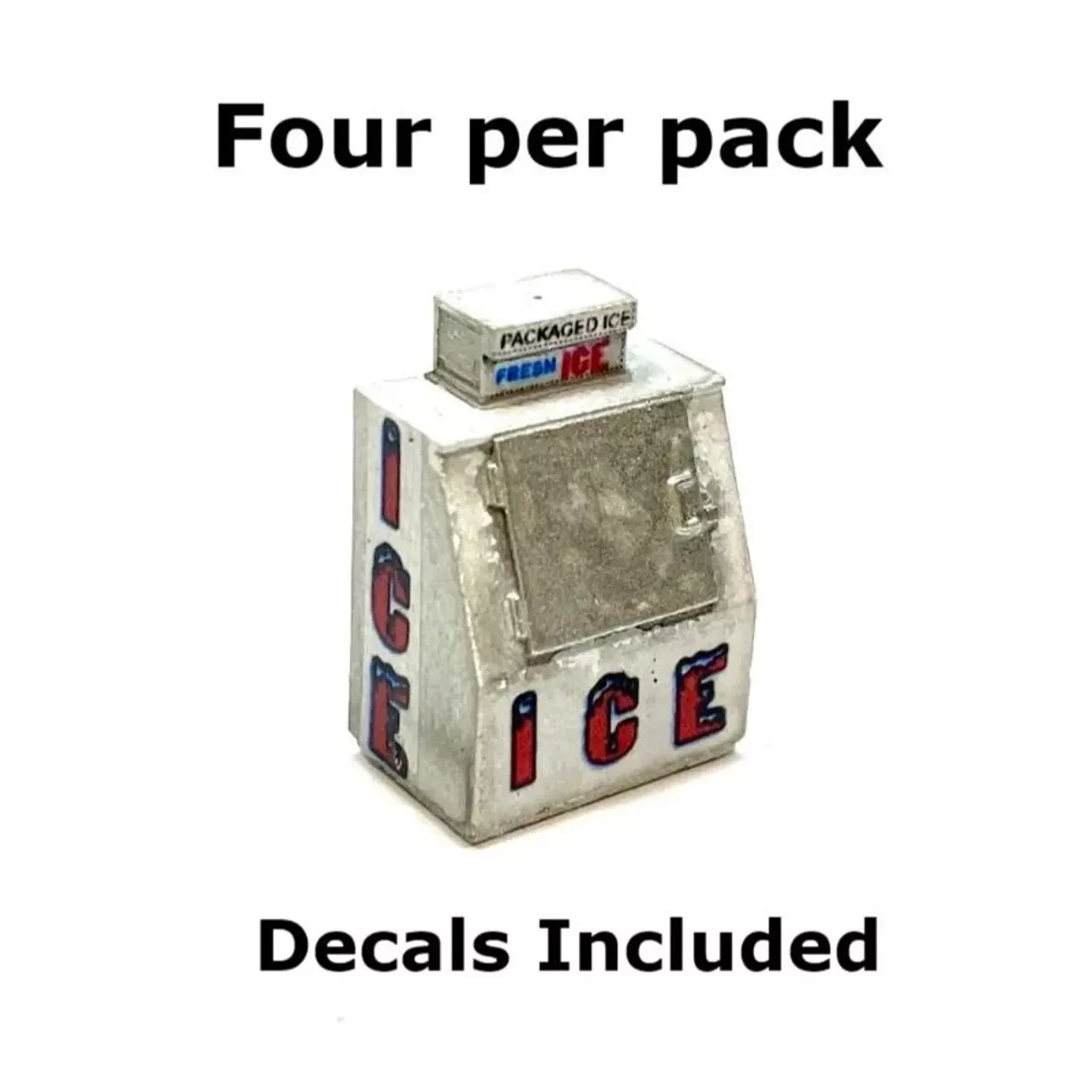 Showcase Miniatures 2361 – Ice Bins – HO Scale Kit