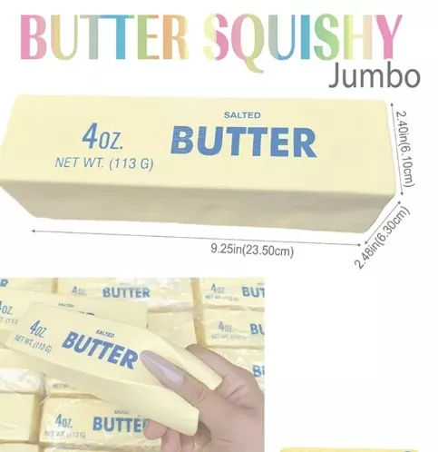 Single Jumbo Butter Squishy