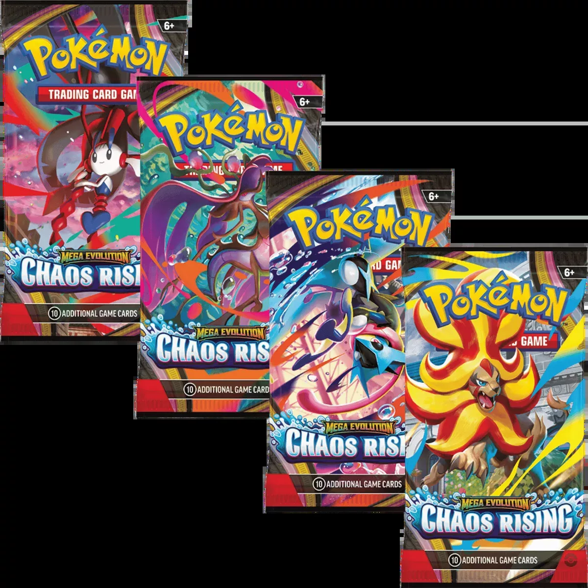 Single Pokemon Mega Evolution Chaos Rising Booster Pack