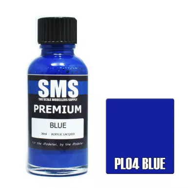 SMS #PL04 Premium Blue Acrylic Lacquer 30ml