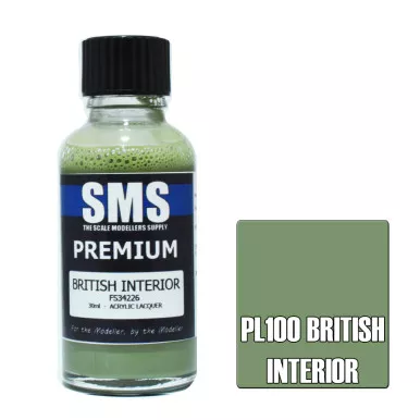 SMS #PL100 Premium British Interior Acrylic Lacquer 30ml