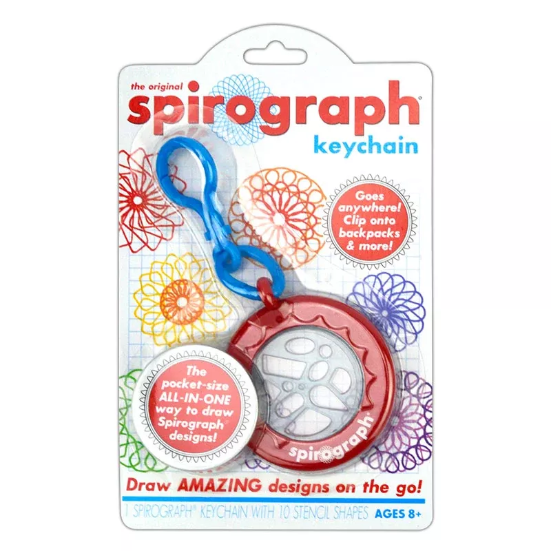 Spirograph Cyclex Keychain