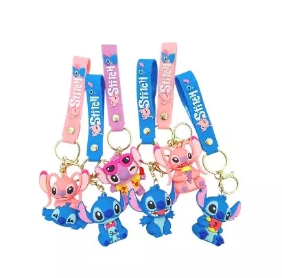 Stitch & Angel keychain Assorted 1pc