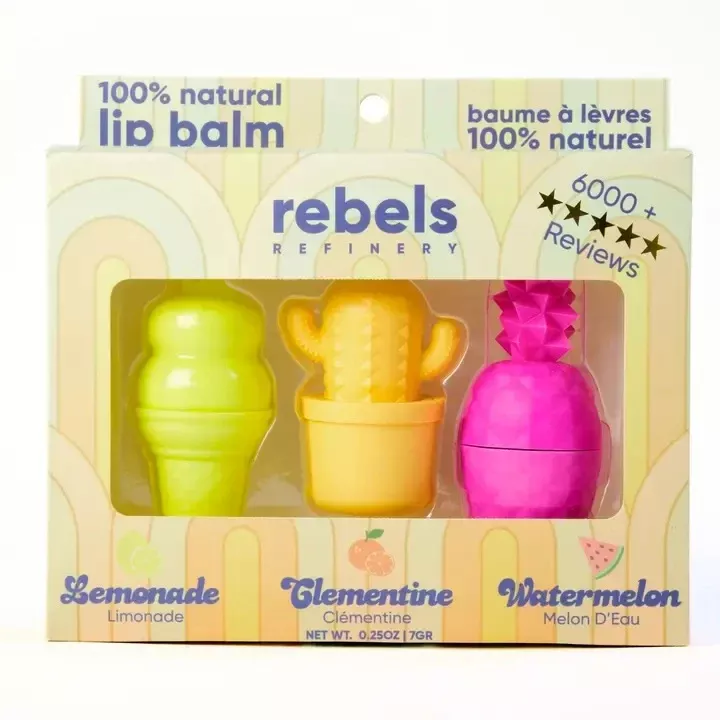 Summer Lip Balm 3 pc Gift Set