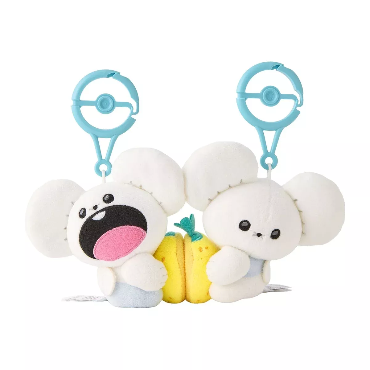 Tandemaus Half-and-Half Pair Mascot Plush Munching Watching!