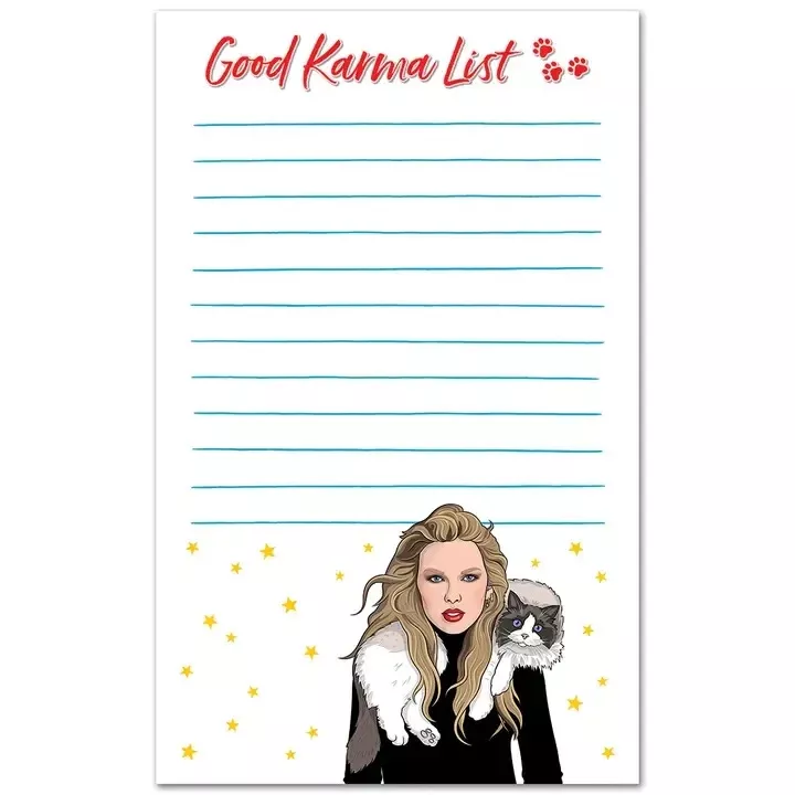 Taylor Swift Good Karma Notepad