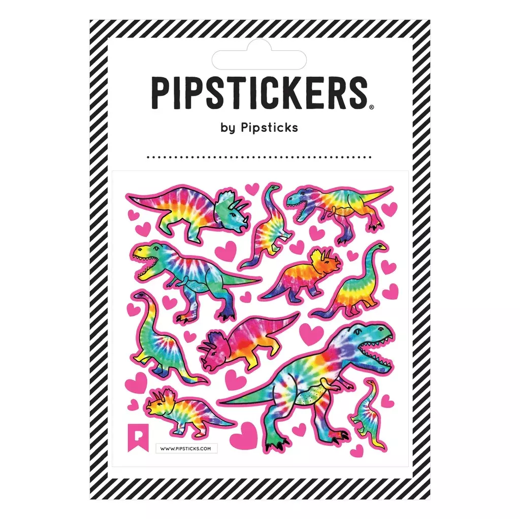 Tie Dye T-Rex Sticker Sheet