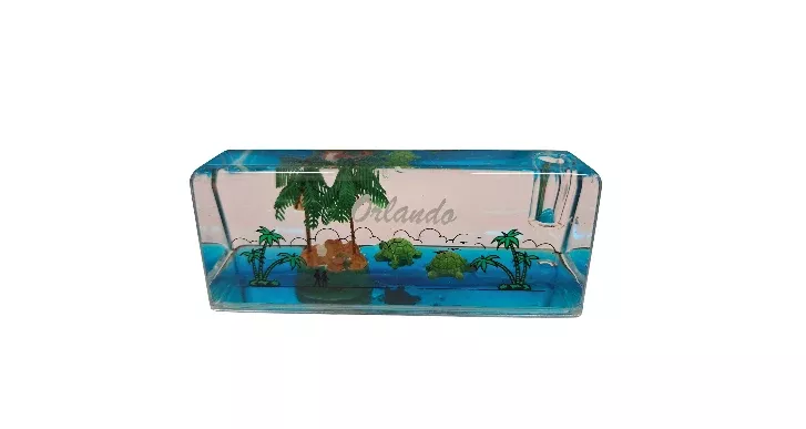 Turtle Rectangle Floating Paperweight