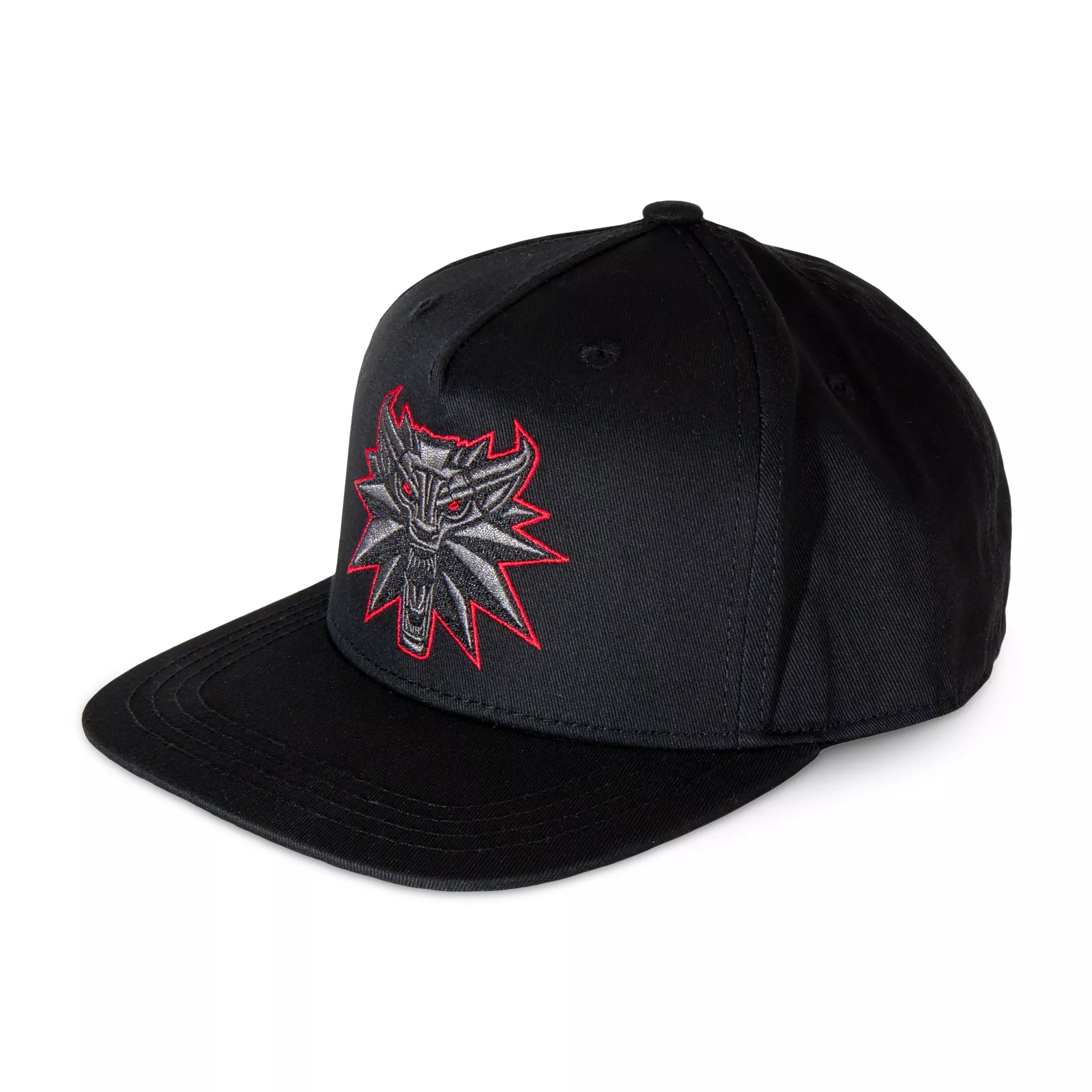 Witcher - Black Wolf Medallion Snapback Cap