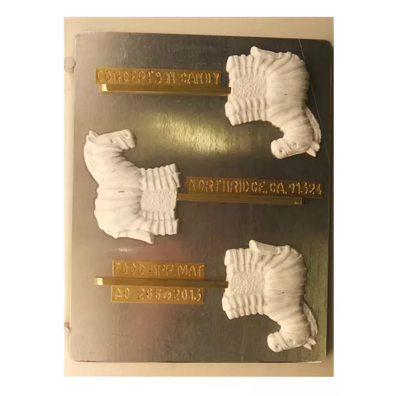 Zebra Chocolate Lollipop Mold