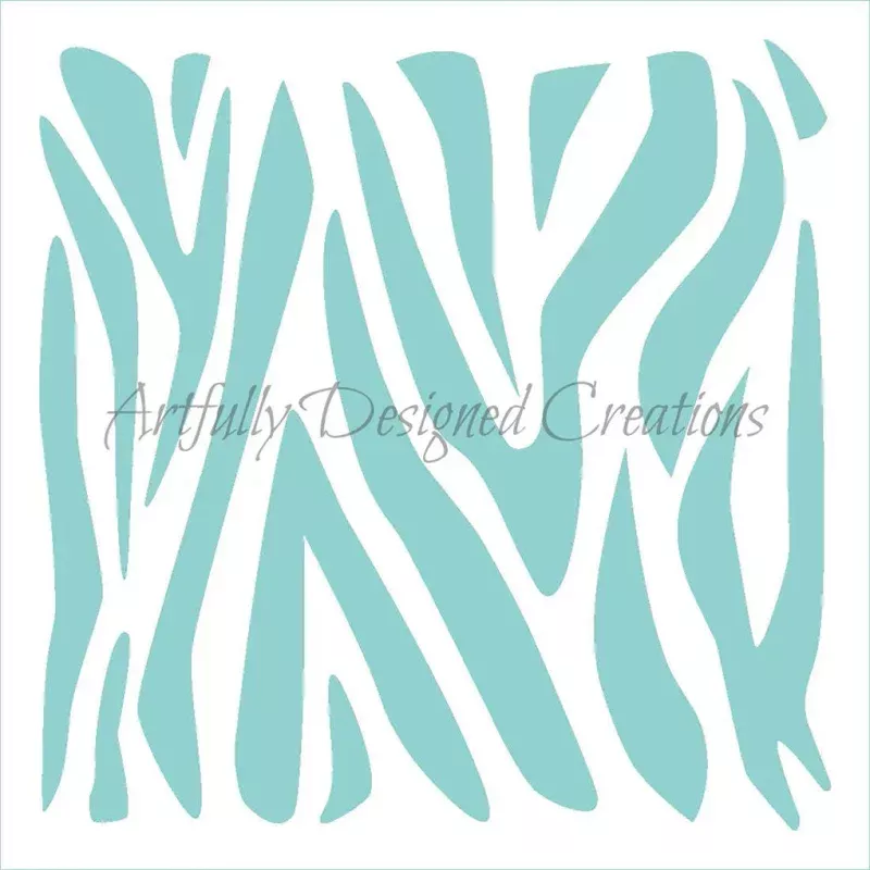Zebra Stripe Cookie Stencil