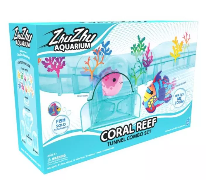 ZhuZhu Coral Tunnel Combo Set with Fish